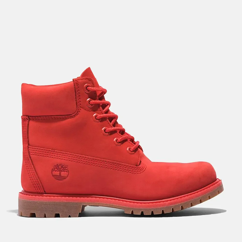 Timberland 50th Anniversary 6 Inch Waterproof Red Nubuck‎ Boots Streetwear